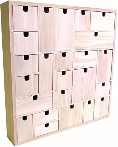 Wooden advent calendar - advent, to