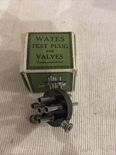 Valve tester plug - valve, wates