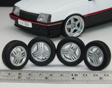 1:18 MCG Opel Corsa 'SR 3-Spoke WHEELS SET MODIFIED Vauxhall Nova SRi GTE GSI GT