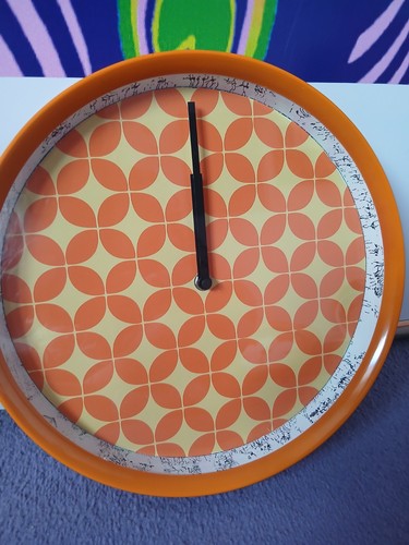 Upcycled retro orange yellow - retro,