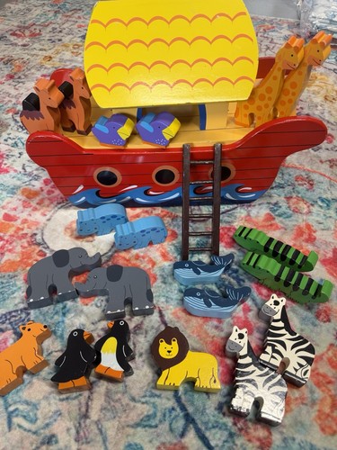 Wooden noahs ark - ark, toy