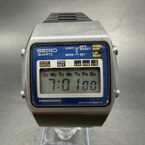 Seiko digital watch men - digital, 34mm