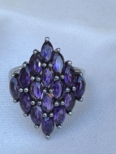 Vintage 925 silver cluster - 925,