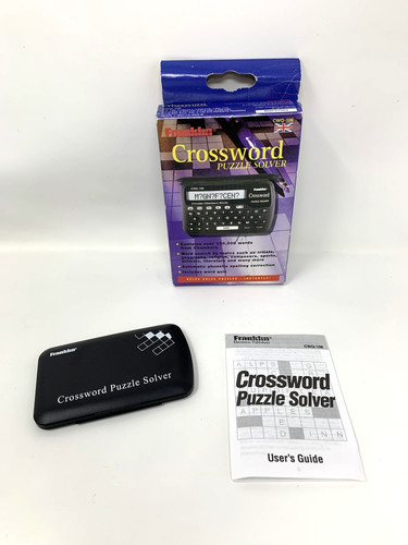 Franklin cwq 106 crossword - franklin, cwq-106