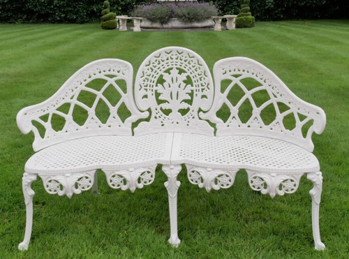 White cast bench - cast, style