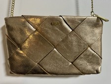 Biba gold Clutch Shoulder Bag