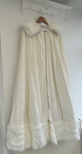 Winter wedding cape with faux - wedding,