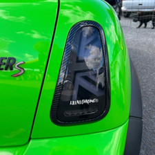 Fits MINI R53 Rear Tail Light Covers R52 R50 One Cooper S JCW Carbon Fibre Look