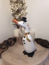 Fair trade 25cm Wooden Snowman