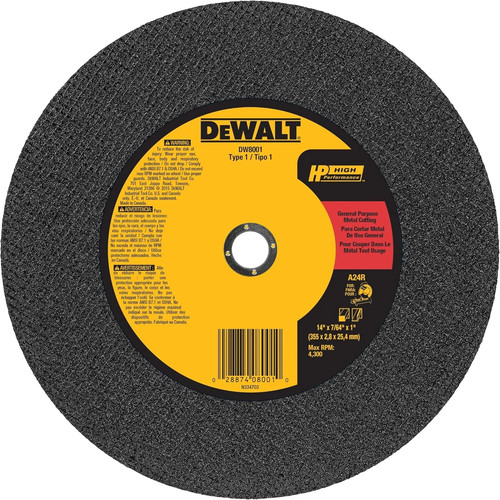 Dewalt chop saw blade - 14",