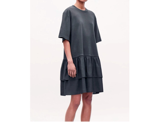 Cos tiered shirt dress - cos, t-shirt