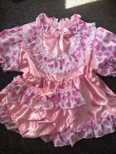 Adult Baby Sissy satin dress