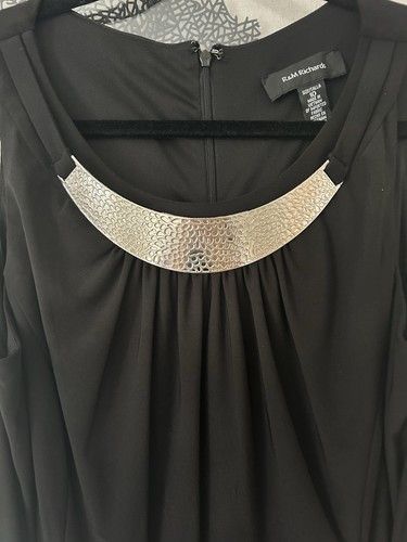 Richards black sleeveless - black,