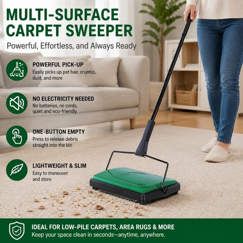 Yocada manual carpet sweeper - yocada,