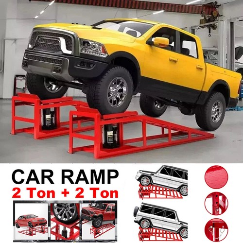 Ton hydraulic car - car, ramps