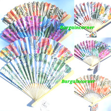 Hand Fan Sumner Portable Fan Summer Hand Held Wall Decoration Oriental Paper Fan
