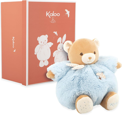 Kaloo blue bear comforter soft - blue,