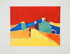Nicolas DE STAEL: Agrigento, Heliogravure signed