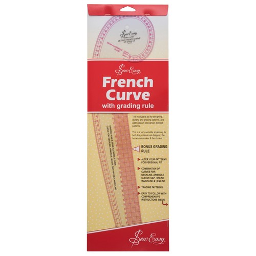 Metric french curve - curve, template