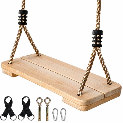 Wood tree swing - swing, wooden