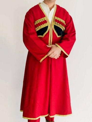 New russian red - red, wool