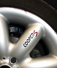 MINI COOPER S  WHEEL STICKERS