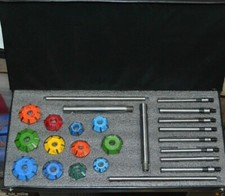 12 PCS CARBIDE TIPPED VALVE SEAT CUTTER KIT SMALL BLOCK HEADS BEST