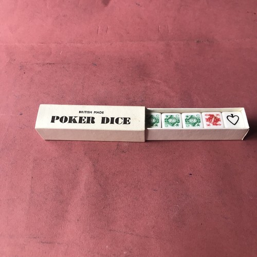 Vintage poker dice - vintage,