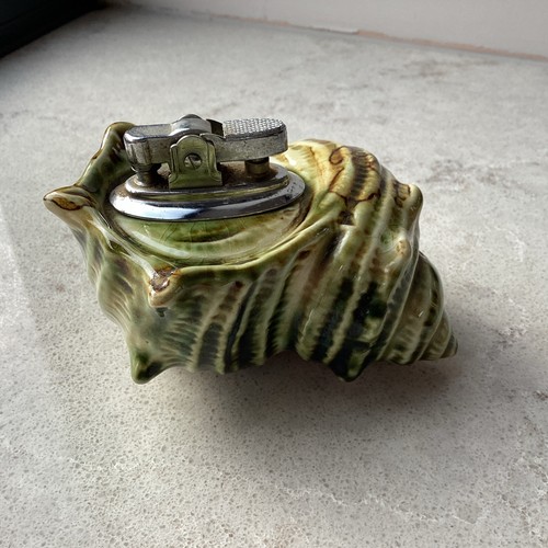 Vintage ceramic conch shell - conch,