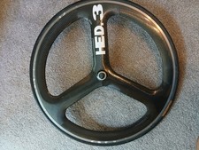 Hed 3 Spoke Carbon Front Wheel, Tyre 27" 19mm.