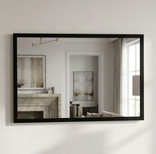 Large black over mantle wall - large,