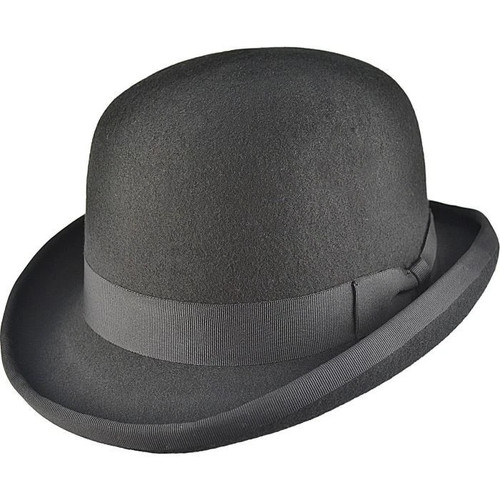 100 wool bowler hat classic - wool,