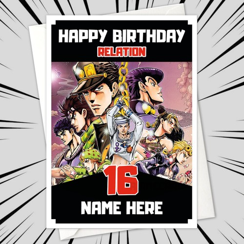 Personalised jojo bizarre - personalised,
