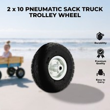 2 x 10" PNEUMATIC SACK TRUCK
