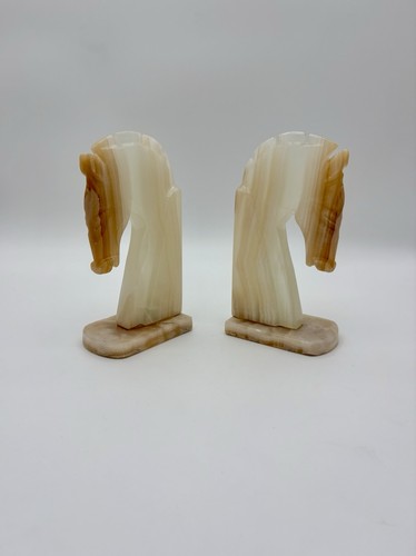 Vintage onyx marble horse - vintage,