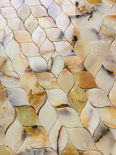 Leaf mosaic wall tiles - mosaic, –