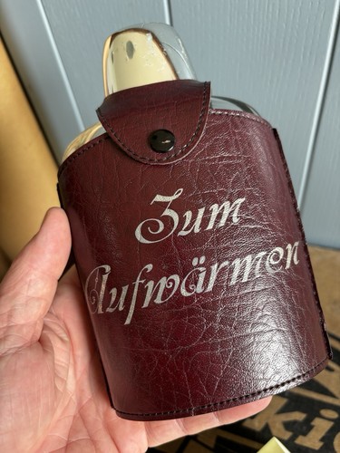 Vintage leather cased - leather, german