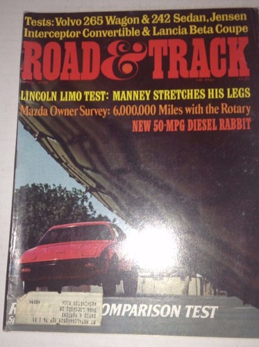 Road track magazine lincoln - &,
