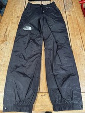 THE NORTH FACE "Build Up" Rain Pant Black Waterproof Skiing Hiking TROUSERS XS