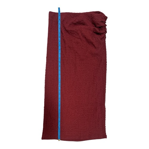 Zara women red solid midi - zara,