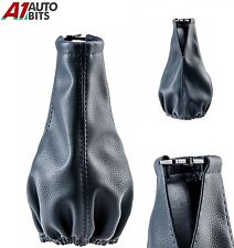 For Honda Accord Civic Jazz Gear Shift Knob Cover Stick Black Gaiter Gaitor