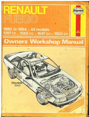 Renault fuego 6 2 0 - 1.4, 1.6