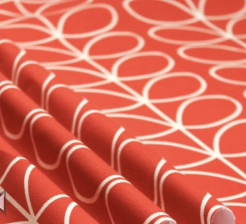 Red curtain fabric 20m - curtain,
