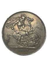 1887 QUEEN VICTORIA JUBILEE HEAD SILVER CROWN 