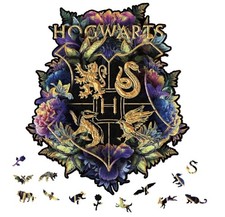 Harry Potter Wooden Jigsaw Puzzle Hogwarts™ With Gift Box Size M 