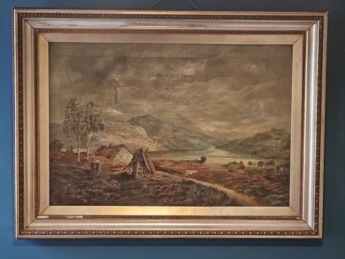 Victorian oil painting - victorian,