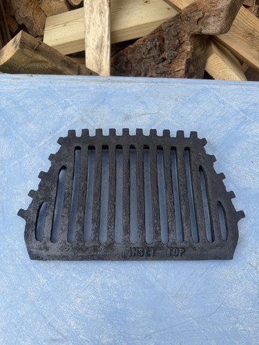Vintage cast iron fire - iron,