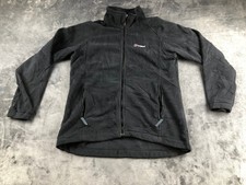 Berghaus Fleece Jacket Men's L Black Full Zip Outdoor Hiking