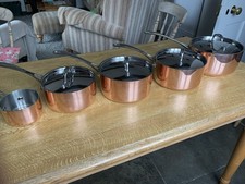 Jasper Conran Copper Pan Set