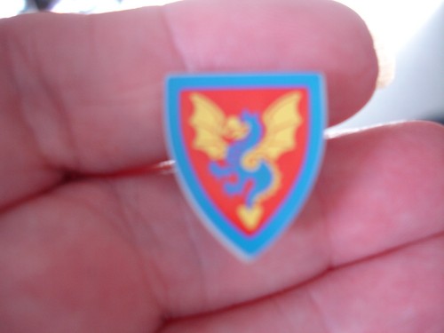 Lego castle shield - , blue